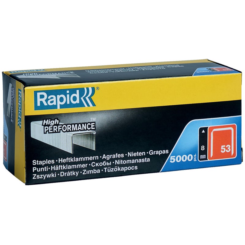 Rapid 11857050 Staples type 53 8mm (5000 Piece) - Image 1